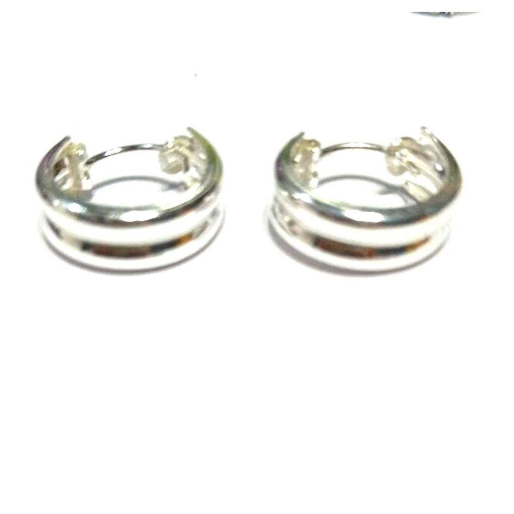 Sterling silver hoop earrings | 49mm wide hoops | Silver jewelry | Broad  and — Discovered